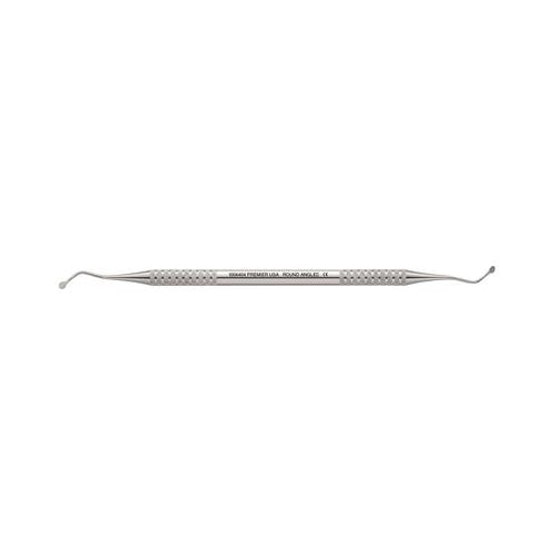 Premier Dental 1004402 Round Angled Serrated Cord Packer Tactile Balanced Handle Premier Dental 1004402 Round Angled Serrated Cord Packer Tactile Balanced Handle